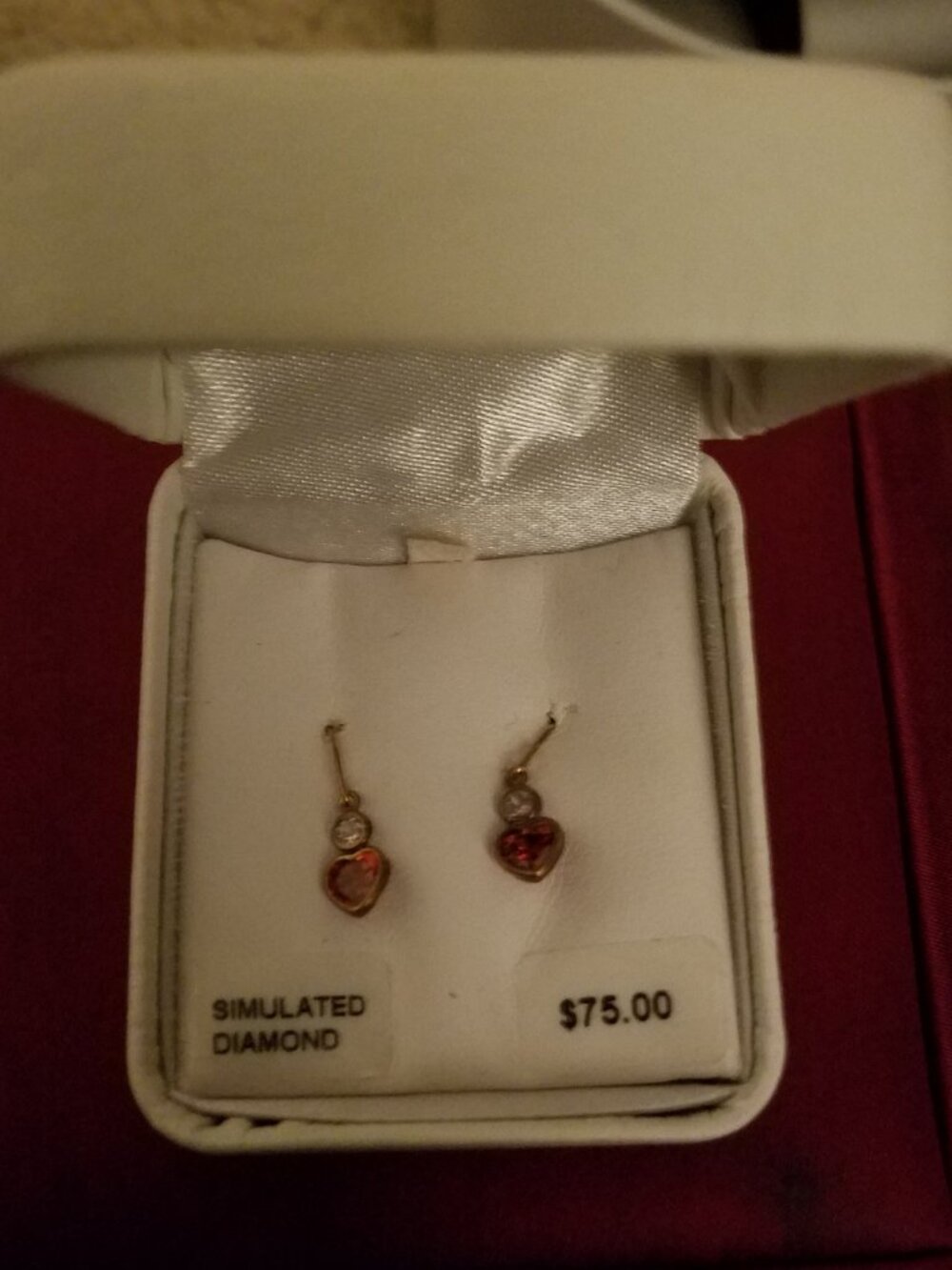 Red Heart Earrings